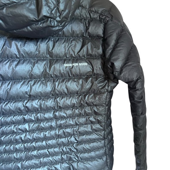 Cotopaxi Fuego Hooded 800 Fill Down Jacket WS Women's Small Black Rose Gold Zip - Picture 7 of 11